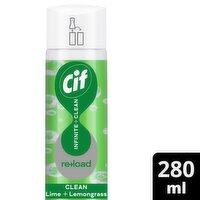 Cif Infinite & Clean Lime & Lemongrass All in One Reload (280 ml)