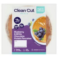 Clean Cut Blueberry & White Chocolate Pancakes (160 g)