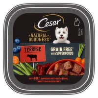 Cesar Natural Goodness Grain Free Beef Terrine Dog Food (100 g)
