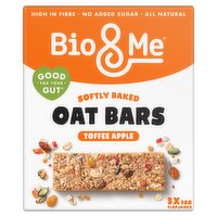 Bio&Me Toffee Apple Oat Bar 3 Pack (38 g)