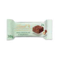 Lindt Milk Chocolate & Hazelnut Choco Wafer Bar (30 g)