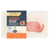 SuperValu Signature Tastes Dry Cure Canadian Maple Syrup Irish Rasher (210 g)
