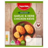 SuperValu Breaded Garlic & Herb Chicken Kievs (500 g)