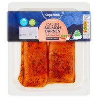 SuperValu Cajun Salmon Darnes (220 g)