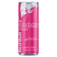 Red Bull White Peach Summer Edition Energy Drink Can (250 ml)