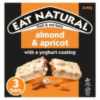 Eat Natural Almond & Apricot with Yoghurt Bar 3 Pack (40 g)