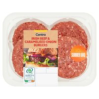 Centra Irish Caramelised Onion Beef Burger (454 g)