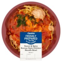 Centra Freshly Prepared Sweet & Spicy Korean Style Chicken Noodle Bowl (450 g)