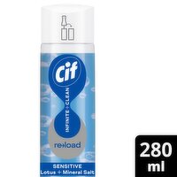 Cif Infinite & Clean Sensitive Lotus & Mineral Salts Reload (280 ml)