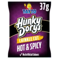 Tayto Hunky Dorys Hot & Spicy Crinkle Cut Crisps (37 g)