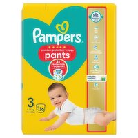 Pampers Premium Protection Nappy Pants Size 3 (36 Piece)
