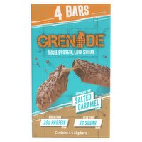 Grenade Chocolate Chip Salted Caramel Protein Bars 4 Pack (60 g)