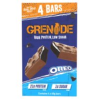 Grenade Oreo Chocolate Protein Bar 4 Pack (60 g)