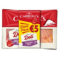 Carroll's Deli Crumbed Ham Triple Pack (80 g)