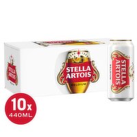 Stella Artois Beer Can 10 Pack (440 ml)
