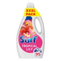 Surf Tropical Lily Liquid Laundry Detergent XXXL 95 Washes (2.56 L)