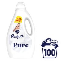 Comfort Pure Hypoallergenic Fabric Conditioner 100 Wash XXL Pack (3 L)