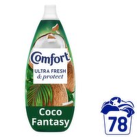 Comfort Fresh & Protect Coco Fantasy Fabric Conditioner 78 Washes (1.17 L)