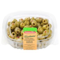 Madama Oliva Pitted Green Nocellara Olives with Seasoning (200 g)