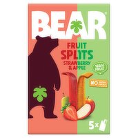 Bear Strawberry & Apple Fruit Splits 5 Pack (20 g)