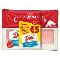 Carroll's Deli Traditional Ham Triple Pack (80 g)