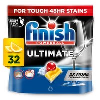 Finish Ultimate All in 1 Lemon Dishwasher Tablets (32 Piece)