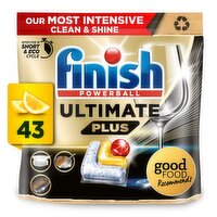 Finish Ultimate Plus All in 1 Lemon Dishwasher Tablets (43 Piece)