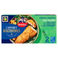Birds Eye Captain's Discoveries Sea Salt & Rosemary Lightly Dusted Fish Fillets (280 g)