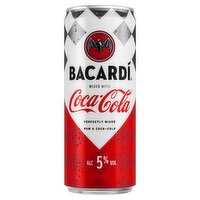 Bacardi & Coca Cola Mixed Drink Can (250 ml)