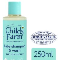 Childs Farm Soft Scent Baby Shampoo & Wash (250 ml)