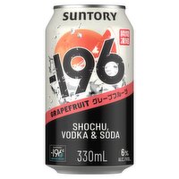 -196 Grapefruit Shochu Vodka & Soda Can (330 ml)