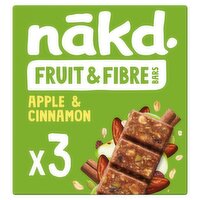 Nakd Apple & Cinnamon Fruit & Fibre Bars 3 Pack (44 g)