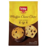 Schar Gluten Free Choco Chip Muffins 5 Pack (225 g)