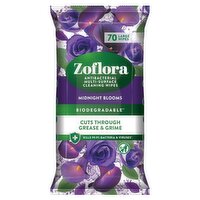 Zoflora Midnight Blooms Antibacterial Wipes Large (70 Piece)