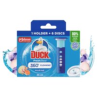 Duck Marine Holder & 6 Discs Toilet Cleaner (36 ml)