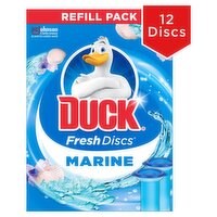 Duck Marine 12 Discs 2 Refills Toilet Cleaner (72 ml)