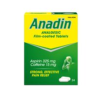 Anadin Analgesic Film Coated Pain Relief Tablets (24 Piece)