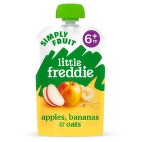 Little Freddie Organic Apples Bananas & Oats +6 Months (100 g)