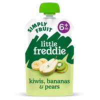 Little Freddie Organic Kiwi Banana & Pears +6 Months (100 g)