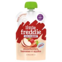 Little Freddie Organic Strawberries Bananas & Apples +6 Months (90 g)