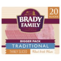 Brady Family Thinly Sliced Traditional Ham Bigger Pack (165 g)