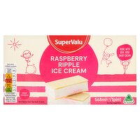 SuperValu Raspberry Ripple Ice Cream Block (568 ml)