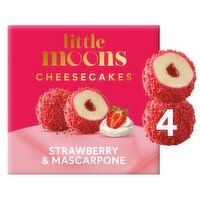 Little Moons Strawberry & Mascarpone Mochi Cheesecakes (120 g)