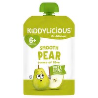 Kiddlylicous Smooth Pear Pouch 6+ Months (100 g)