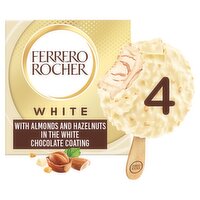 Ferrero Rocher White Ice Cream Stick 4 Pack (70 ml)