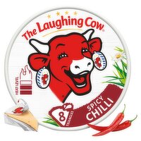 The Laughing Cow Spicy Chili Cheese Wedges 8 Pack (128 g)