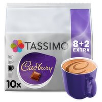 Tassimo Cadbury Hot Chocolate Pods 10 Pack (24 g)
