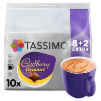 Tassimo Cadbury Caramel Hot Chocolate Pods 10 Pack (24 g)