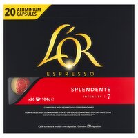 L'or Espresso Splendente Coffee Capsules 20 Pack (104 g)