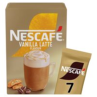 Nescafe Vanilla Latte Coffee 7 Sachets (18.5 g)
